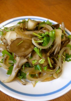 ぜんぜんたいへんじゃない舞茸と玉ねぎ炒め-レシピのメイン写真