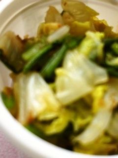 栄養満点♪白菜と小松菜の簡単和え物-レシピのメイン写真