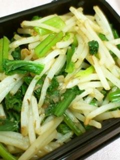 もやしと小松菜の簡単和え物-レシピのメイン写真
