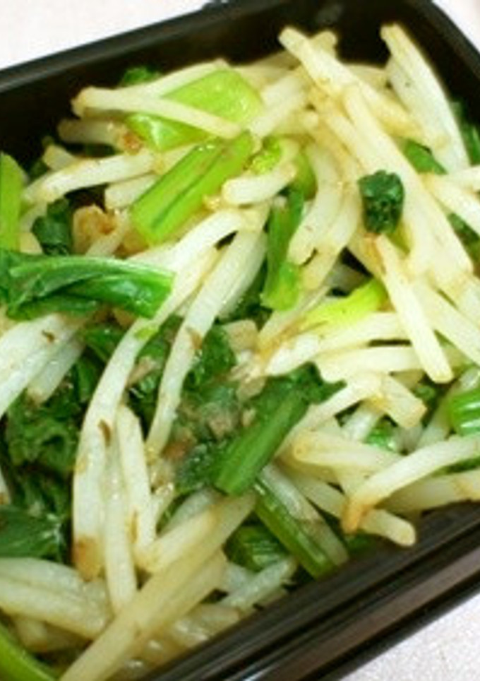 もやしと小松菜の簡単和え物-レシピのメイン写真
