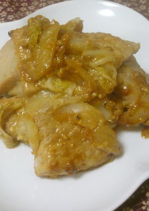 味噌＋塩麹で絶品！豚肉と白菜の蒸し焼き-レシピのメイン写真