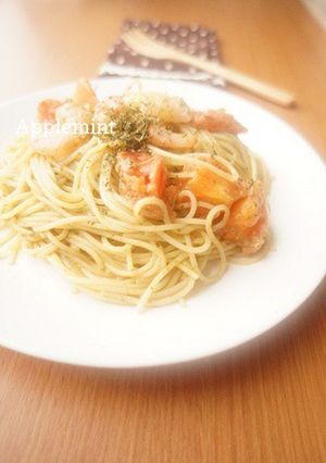 トマトと海老のバジルソーススパゲティ-レシピのメイン写真