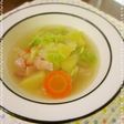白菜・じゃが芋・人参のスープ♪鶏がら味