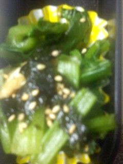 レンジでチン♪小松菜の煮びたし-レシピのメイン写真