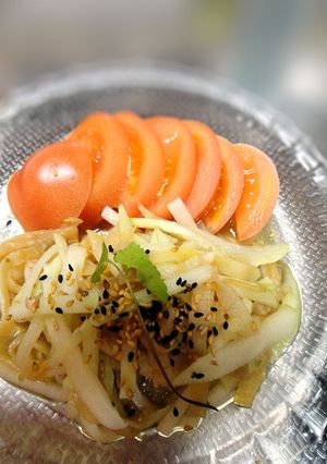 ハヤトウリとクラゲの酢の物-レシピのメイン写真