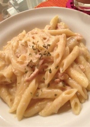 簡単♡シチューの素で簡単パスタ！-レシピのメイン写真