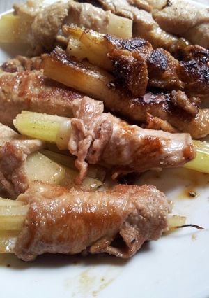 セロリの豚肉巻き-レシピのメイン写真