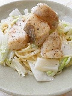 鱈ソテーと白菜のクリームパスタ-レシピのメイン写真