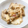 揚げ焼き鱈のキノコあんかけ
