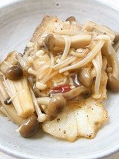 揚げ焼き鱈のキノコあんかけ-レシピのメイン写真