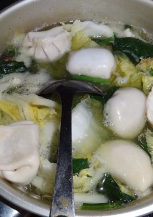 ホワイト餃子鍋-レシピのメイン写真