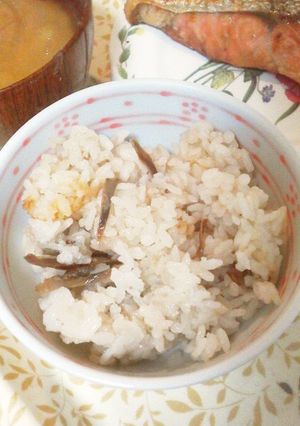 ゴボウ・レンコン炊き込みご飯☆モチモチ〜-レシピのメイン写真