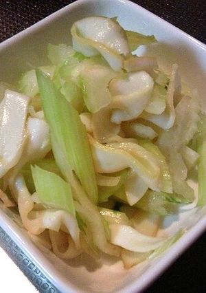 セロリとイカくん-レシピのメイン写真