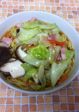 常備野菜炒めラーメン-レシピのメイン写真