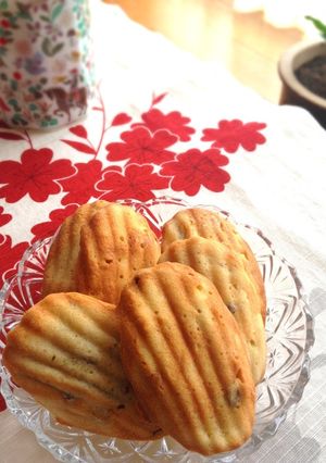 小豆とさつま芋のマドレーヌ風♪-レシピのメイン写真