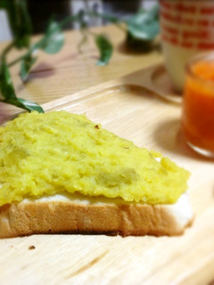 幸せのスイートポテトトースト♡-レシピのメイン写真