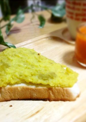 幸せのスイートポテトトースト♡-レシピのメイン写真