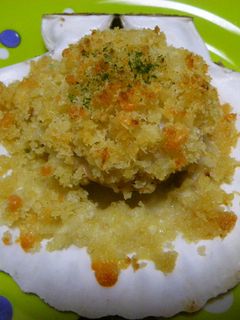 ホタテのパン粉焼き-レシピのメイン写真