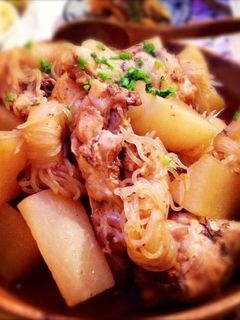**炊飯器で簡単✾手羽元と大根の煮物**-レシピのメイン写真