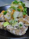 ごまサバの竜田揚げ甘酢おろし