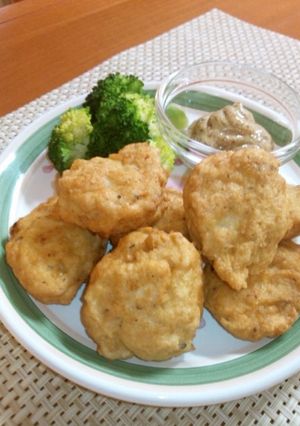 むね肉＆大豆水煮で！簡単チキンナゲット-レシピのメイン写真