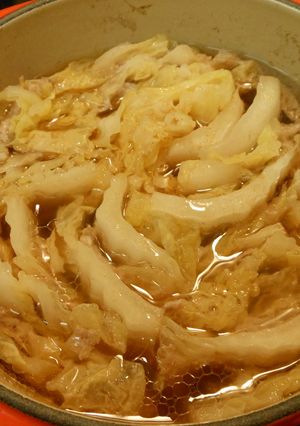 簡単白菜と豚バラの重ね煮-レシピのメイン写真