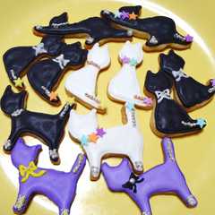 アイシングクッキー○ハロウィン○ネコ○-レシピのメイン写真