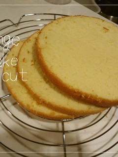スポンジケーキのカットの仕方-レシピのメイン写真