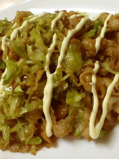 豚バラとキャベツのお好みソース焼き♪-レシピのメイン写真