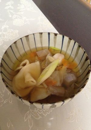 ツルッとモチモチの耳うどん-レシピのメイン写真
