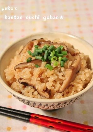 簡単☆香り広がる干し椎茸の炊き込みご飯☆-レシピのメイン写真