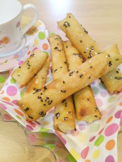 スイートポテト♪ゴマ春巻き-レシピのメイン写真