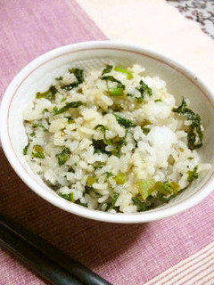 新鮮な大根葉が手に入ったら 菜飯を作ろう-レシピのメイン写真