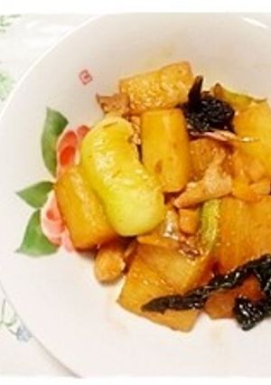 ヒレ肉と長芋の豆板醤炒め-レシピのメイン写真