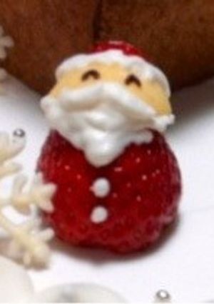 クリスマス＊イチゴサンタ-レシピのメイン写真