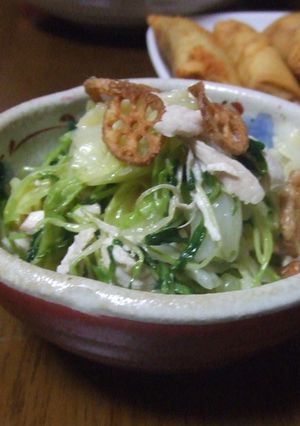 キャベツと鶏胸肉のサラダ-レシピのメイン写真