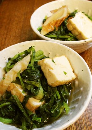 フライパンｄｅ大根葉の煮びたし-レシピのメイン写真