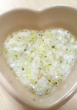 【離乳食】白身魚とブロッコリーのリゾット-レシピのメイン写真