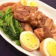 ネギと豚バラの酢醤油煮