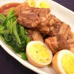 รูปของ ネギと豚バラの酢醤油煮