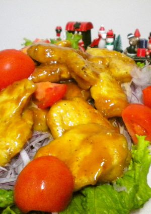 ❀たっぷり野菜の鶏胸肉の絡め煮❀-レシピのメイン写真