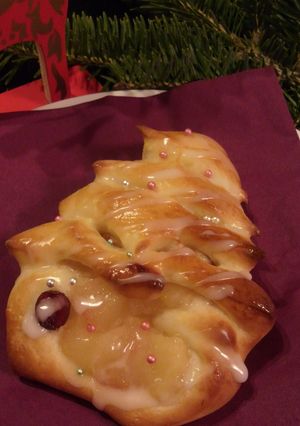 クリスマス♪りんごのツリーパン-レシピのメイン写真