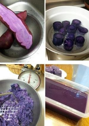 紫芋の水ようかん-レシピのメイン写真