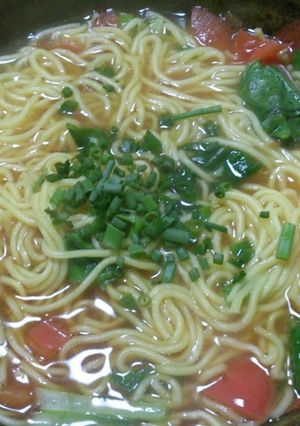 トマトと小松菜入り中華そば-レシピのメイン写真