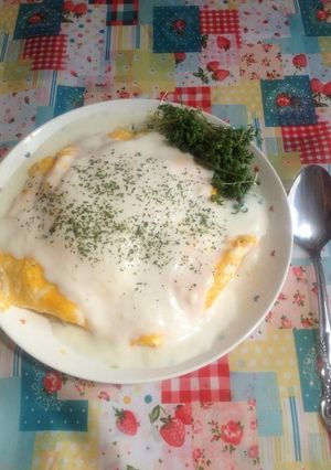 シーフードオムライス☆ホワイト-レシピのメイン写真