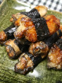 牡蠣の磯辺焼き-レシピのメイン写真