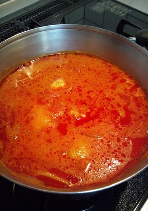 簡単すぎるトマトチキンカレー-レシピのメイン写真