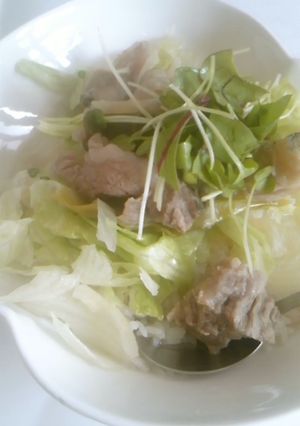 牛すじサラダ丼-レシピのメイン写真
