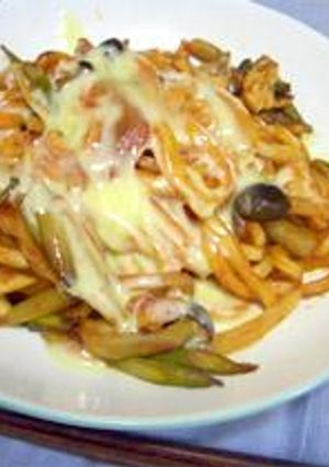イタリアン焼きうどん-レシピのメイン写真