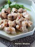 おうち飲茶✣豚バラ肉の豆鼓蒸し